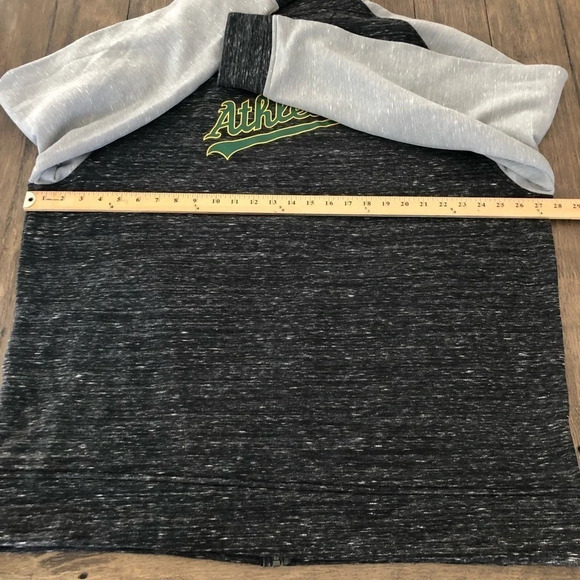 NWT Fanatics Mens 3XL Oakland A’s Athletics MLB Baseball Zip Up Jacket Gray Grey - Picture 7 of 7